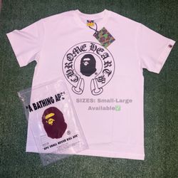 BAPE C.H White Tee - Brand New