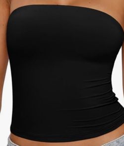 Women’s Suukess Y2K Strapless Tube Top (Size SM)
