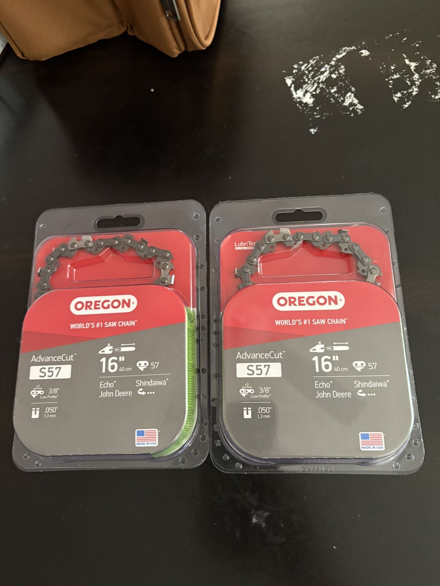 Oregon S57 AdvanceCut Replacement Chainsaw Chain for 16-Inch Guide Bar, 57 Drive Links, Pitch: 3/8" Low Profile, Low Vibration, .050" Gauge, Gray