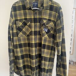 Fox Plaid Shirt Large