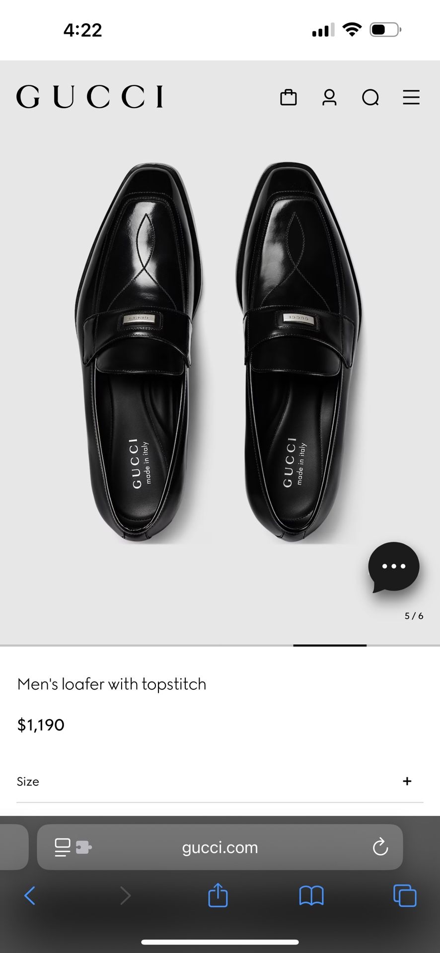 Gucci Men’s Loafer 11.5
