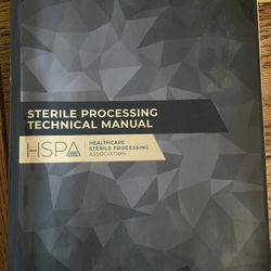 Sterile Processing Tech manual HPSA