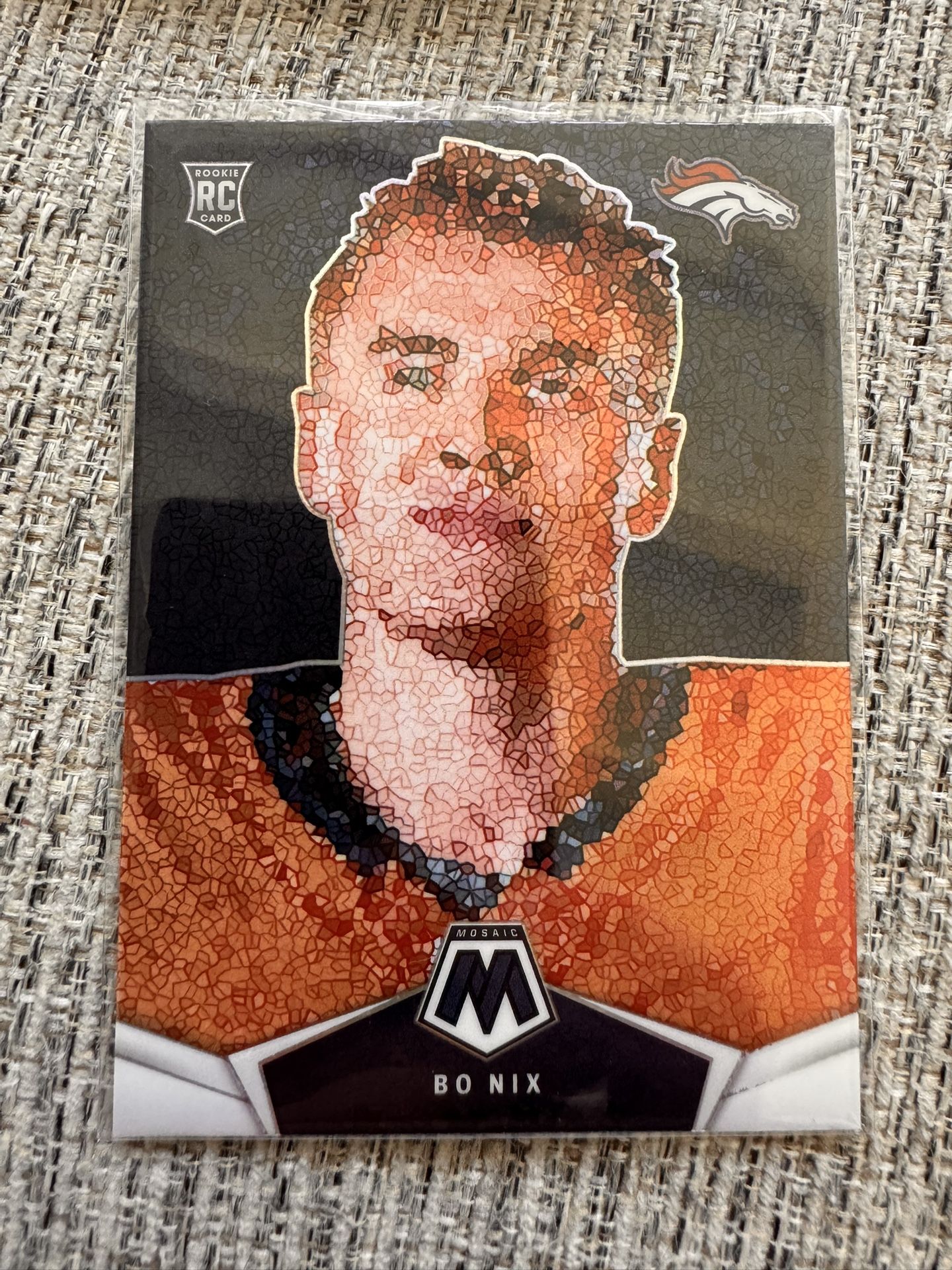 Bo Nix 2024 Mosaic Micro Mosaic Rookie #MM-BNX Denver Broncos