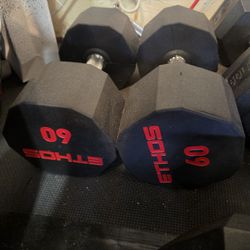 60 lb dumbells