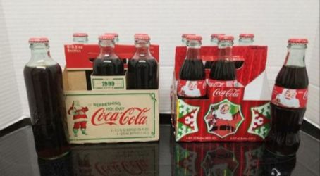 COCA COLA CHRISTMAS COLLECTION BOTTLES