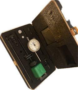 Pratt & Whitney dial indicator Model j399 Test Kit Set Back Plunger inside micro