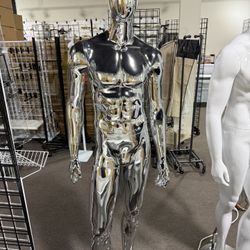 Brand New Metallic Chrome Mannequins 
