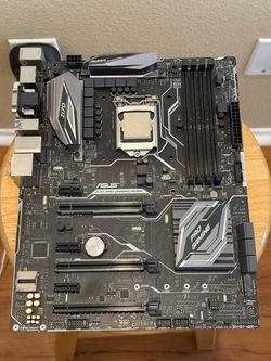 Asus Z170 Pro Gaming/Aura Motherboard + Intel i7 6700K  **READ DESCRIPTION**