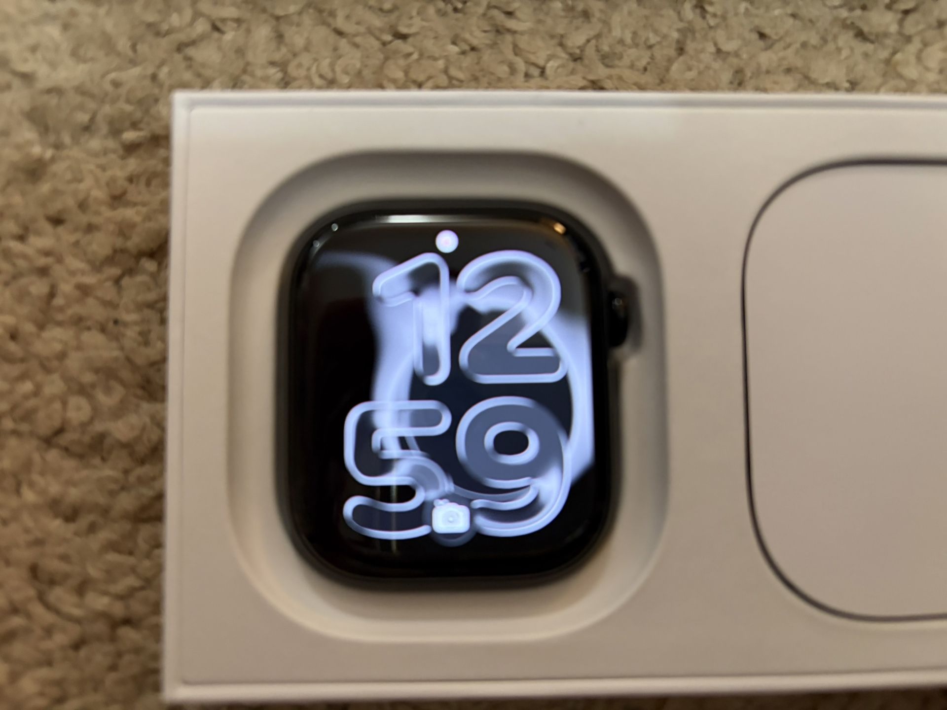 Apple Watch Series 11 GPS + Cellular 46mm Jet Black Aluminum Case with Black Sport Band - M/L