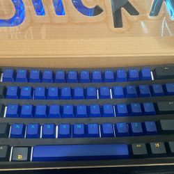 Duckey Dark Blue PBT Keycaps