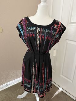 Colorful cool fabric dress