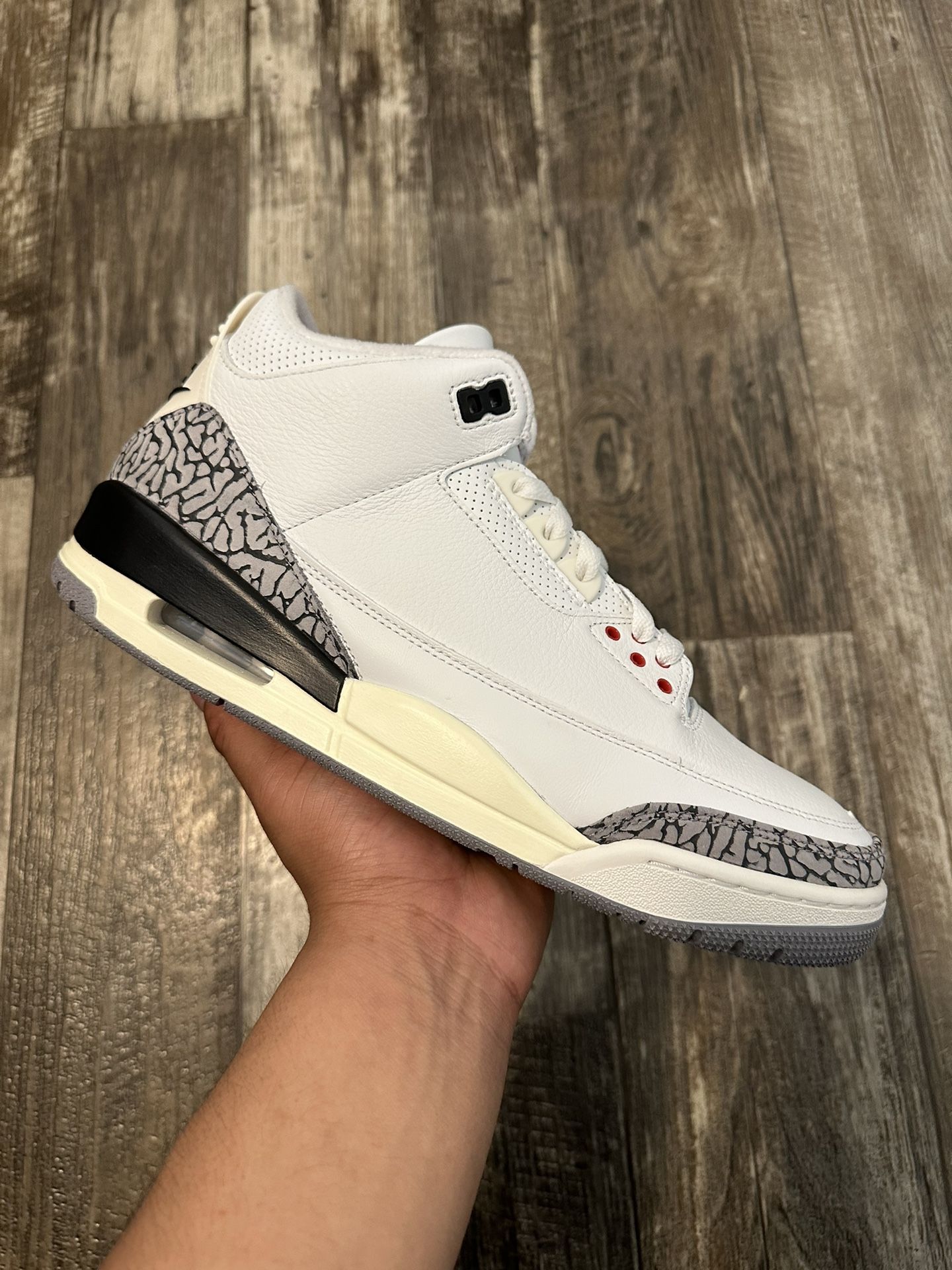 Jordan 3 “White Cement Reimagined” (10.5)