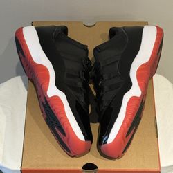 Jordan 11 Low “Bred” - Size 12