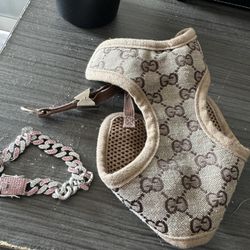 S/M Luxury Dog Harness & Leash 
