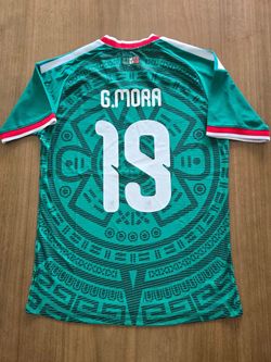 NEW GILBERTO GIL MORA MEXICO NATIONAL TEAM JERSEY GREEN S M L