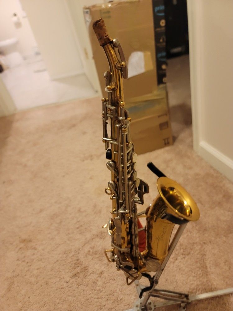 Vintage Borgani Curved Soprano Saxophone