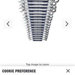 Gear Wrench 8 Mm Thru 24 Mm Ratcheting Wrench Set 