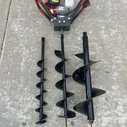 Motorized Hole Digger/Auger With Attachments 