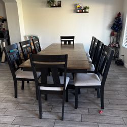 Dinning Table Set 10 Chairs