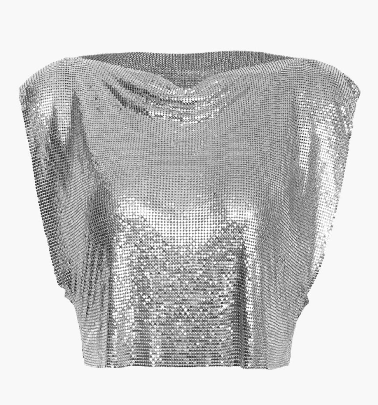 Metallic Glitter Tank Top