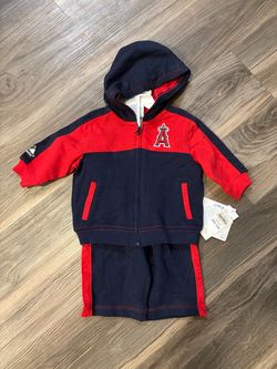 NWT Anaheim Angels toddler sweater set Sz - 6/12 months