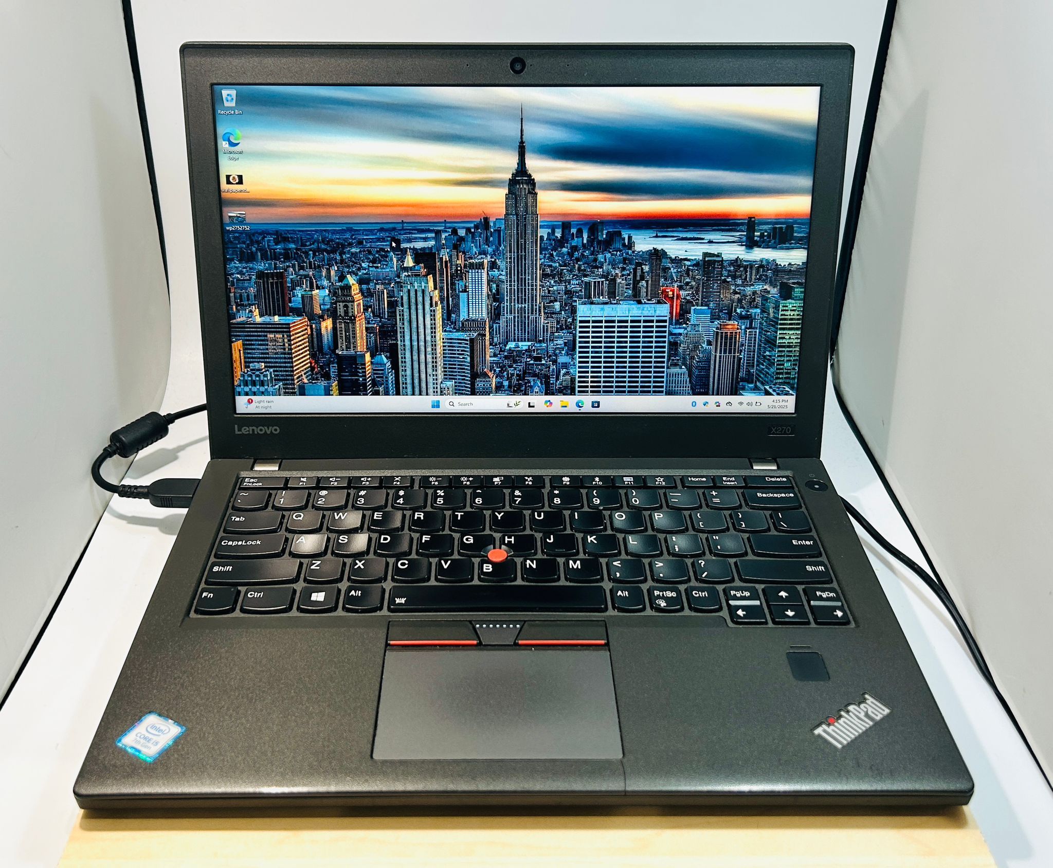 Lenovo X270 12.5” Core i5-7200 2.71Ghz 8GB 120GB SSD Windows 11 Pro