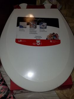 Wood toilet seat new