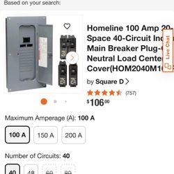 Homeline 100 Amp 