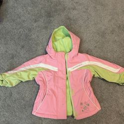 ZeroXposur baby girl Coat jacket Hood Winter Ski Snow Kidcore Play 18 months