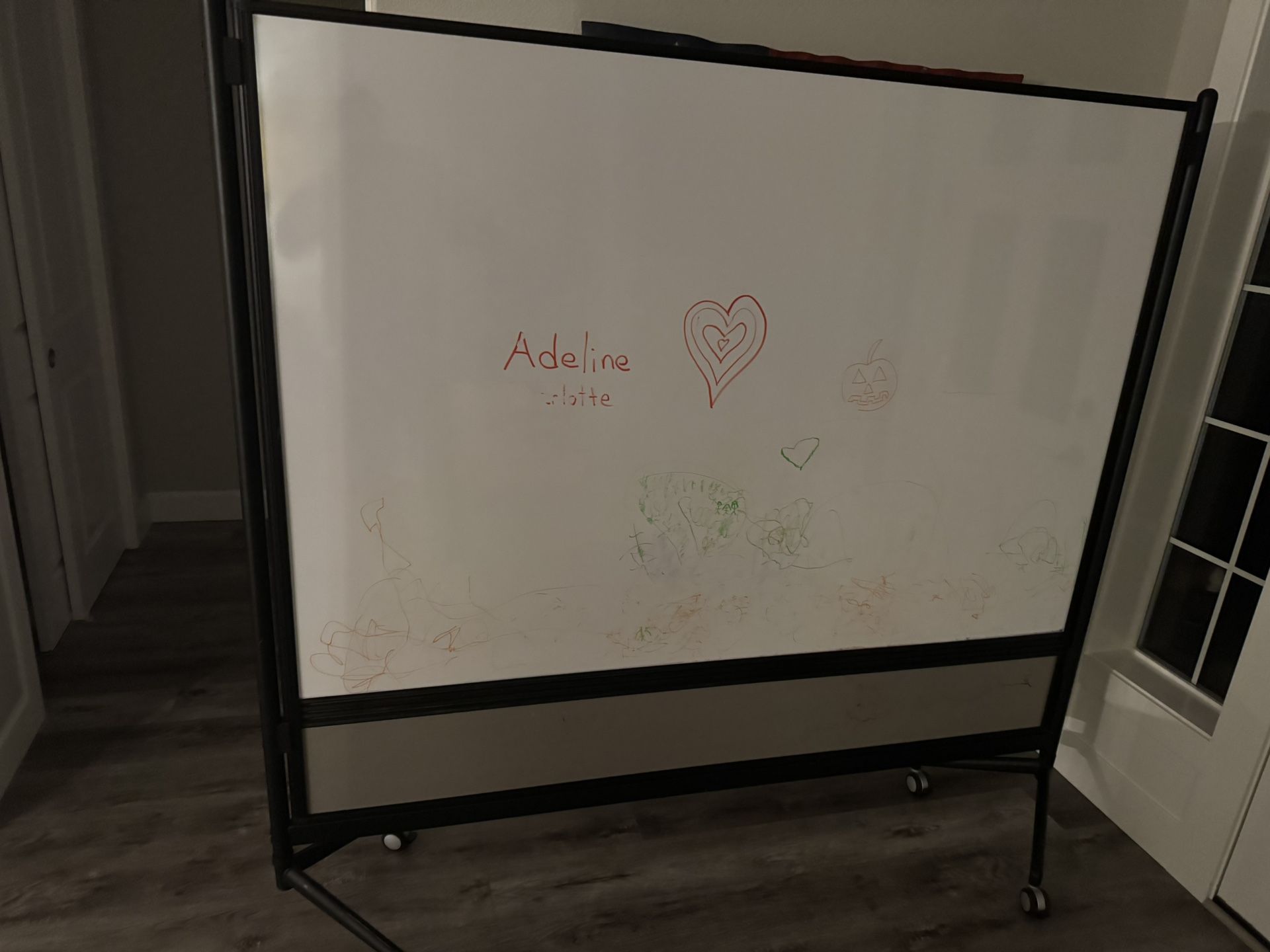 72” X 62” Whiteboard 