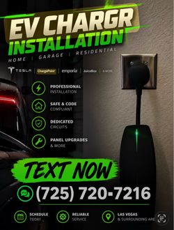 Ev charger instillation