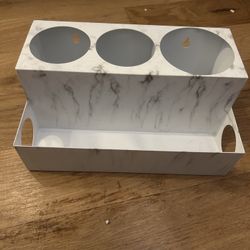 Marble Metal Hair Tool Organizer - MUST GO BY 10/31