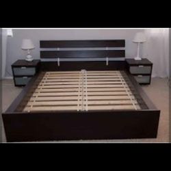 IKEA Hopen Queen Size Bed w/nightstands
