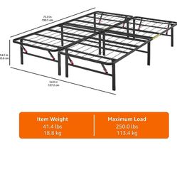 Full Size Folding Bed Frame 