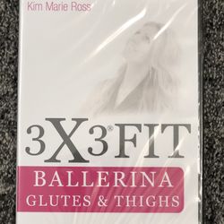NEW Kim Marie Ross 3 x 3 FIT Ballerina Glutes & Thighs DVD