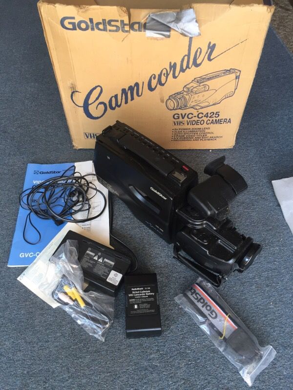 Goldstar VHS camcorder