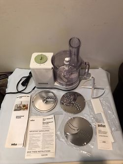 frugter Citron Vice Braun Multipractic Plus Basic Food Processor Type 4259 w/Blades (Germany)  for Sale in Chicago, IL - OfferUp