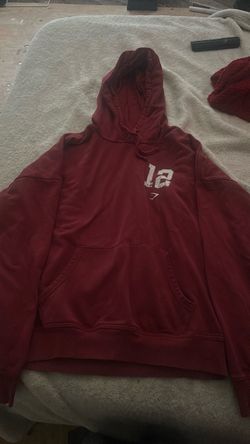 Gymshark Red Number 12 Pullover Hoodie