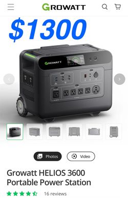 SOLAR SYSTEM ! OFFGRID ! Like New! Portable Power Station Split Phase 120/240 volt RV / Cabin Power