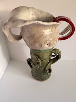 Tulip Ceramic Art Vase Sculpture