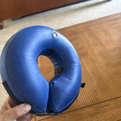 Inflatable Dog Cone/Safety Ring To Prevent Dogs From Getting To There Wound Or Stitches 
