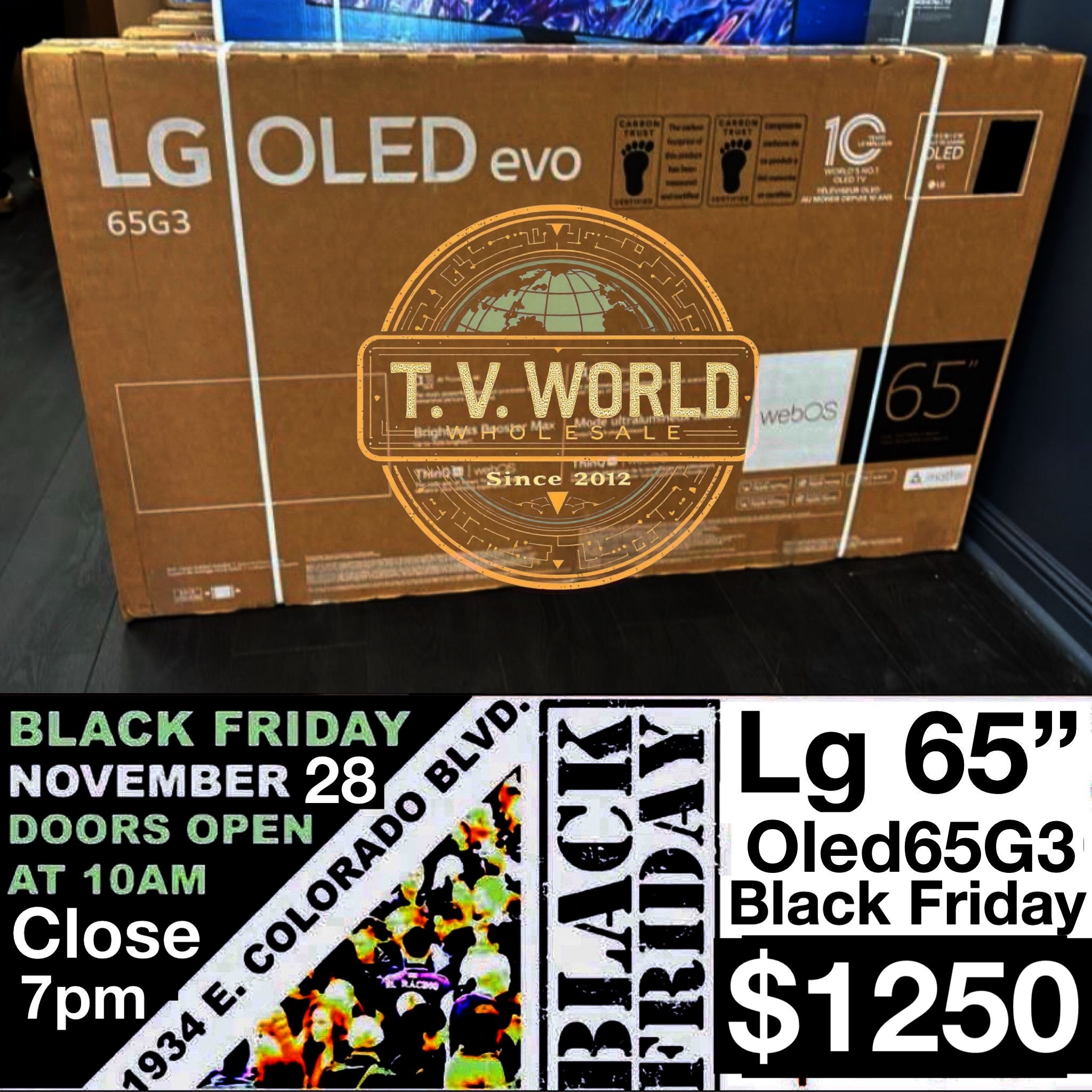 Lg Oled G3 Black Friday Sale Oled65G3