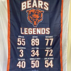 Chicago Bears Legends Wall Banner (3’x5’)
