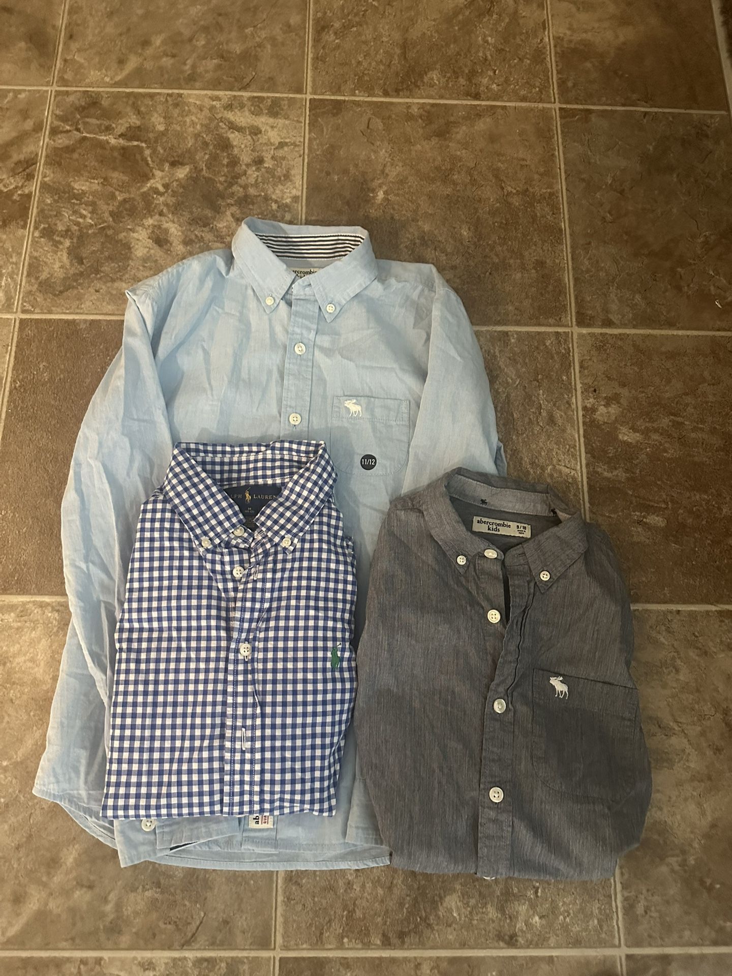 Ambercombie Kids Dress Shirts Size 