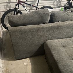 Grey Couch With Pull Out Bed