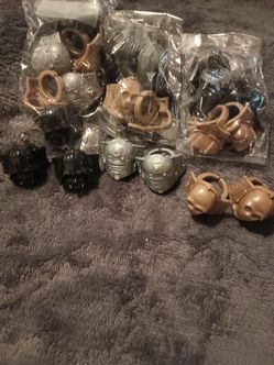 STARWARS CUPCAKE TOPPERS CAKE DECORATIONS , RINGS, GOODIE BAG HMMB