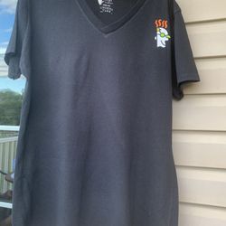GoDaddy Swag! Misses Black Large 100% cotton https://offerup.co/faYXKzQFnY?$deeplink_path=/redirect/ logo and name. NWOT