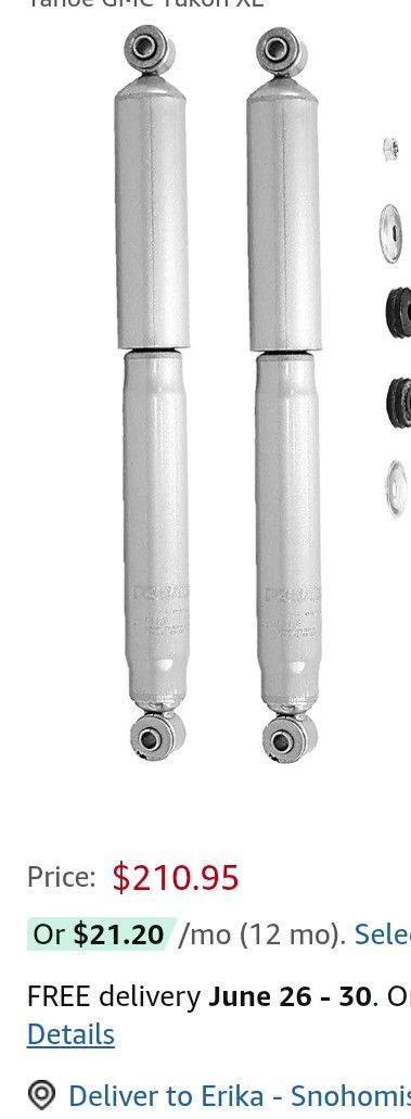 Front Shock Absorbers Chevy Tahoe GMC Yukon XL