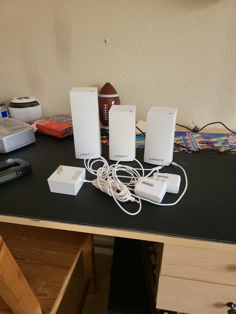 Linksys Mesh Wifi 3 Nodes
I have 2 set
30/ 1 set (3 nodes)
50$/ 2 set ( 6 nodes)