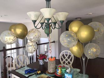 Balloon Centrepieces  With Ballon’s, 2 Pc